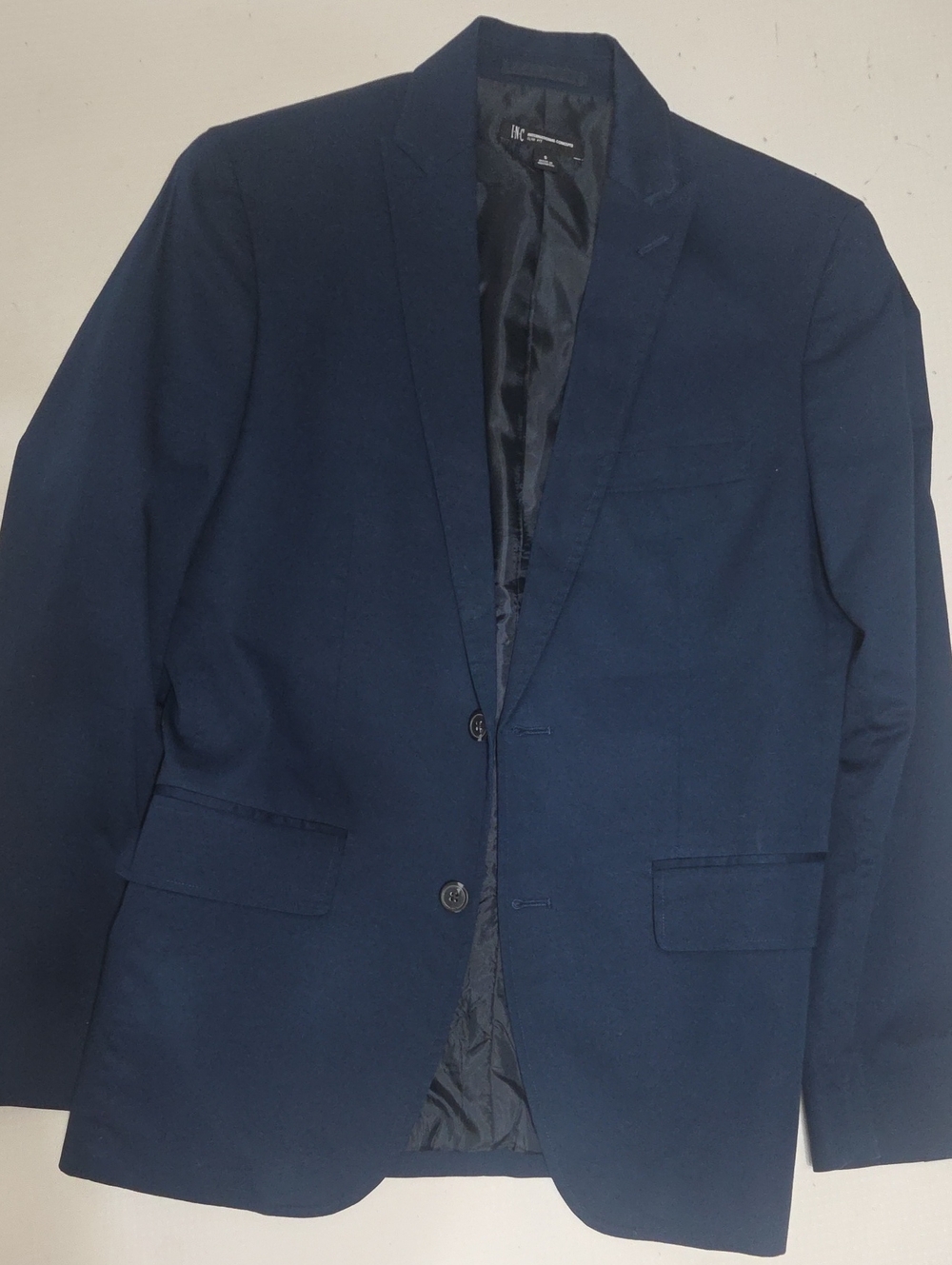 INC International Concepts Navy Blue Men's Sport Coat